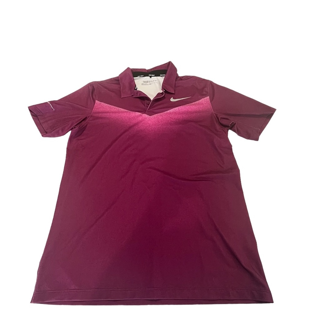 Nike Polo Shirt Mens Sz S Golf Dri Fit Short Sleeve Bella Collina Swoosh Casual
